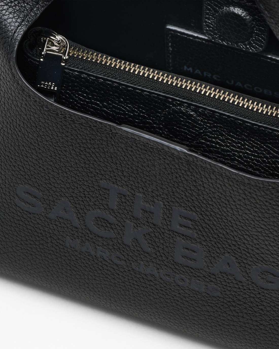 Marc Jacobs The Mini Sack Bag Tonal Black