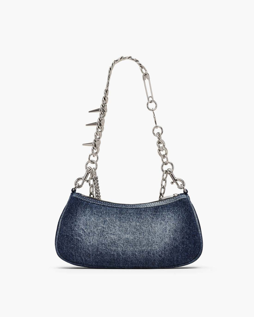 Marc Jacobs The Faded Denim Charm Shoulder Bag Faded Vintage Indigo