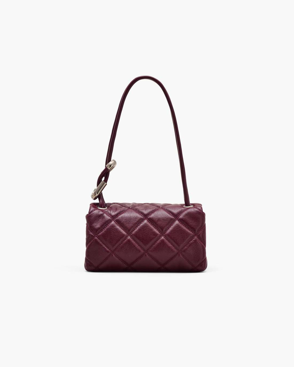 Marc Jacobs The Quilted Mini Dual Shoulder Bag Dark Plum