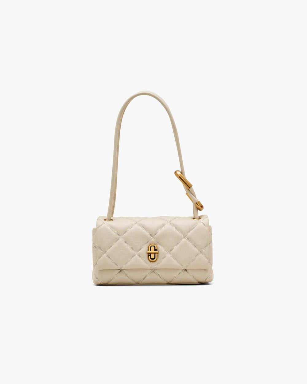 Marc Jacobs The Quilted Mini Dual Shoulder Bag Cloud White