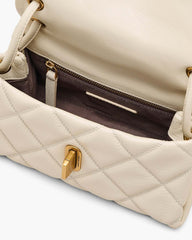 Marc Jacobs The Quilted Mini Dual Shoulder Bag Cloud White