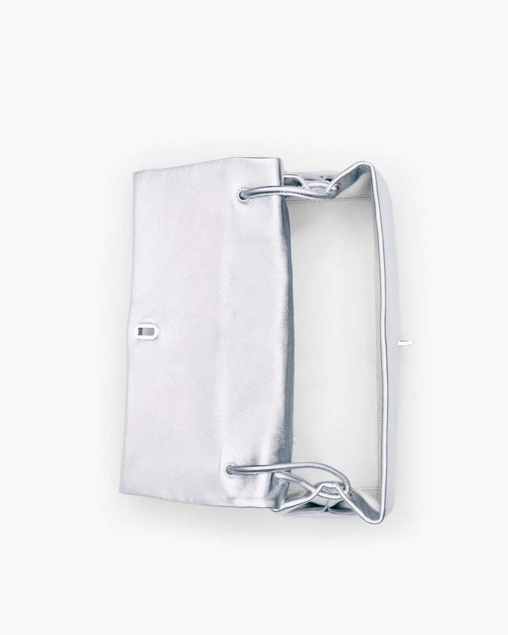 Marc Jacobs The Metallic Large Dual Bag Silver