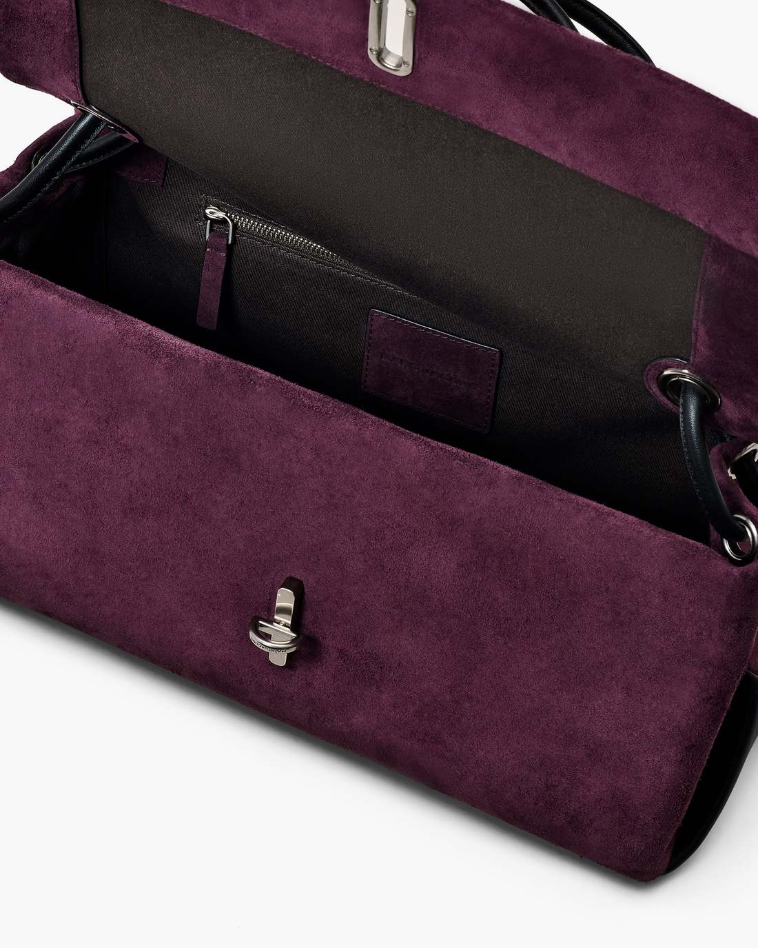 Marc Jacobs The Suede Large Dual Dark Plum