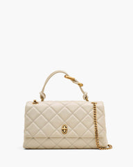 Marc Jacobs The Quilted Dual Convertible Shoulder Bag Cloud White