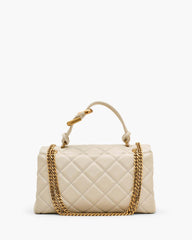Marc Jacobs The Quilted Dual Convertible Shoulder Bag Cloud White