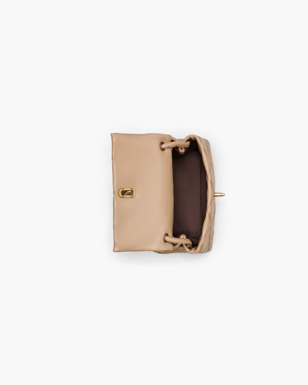 Marc Jacobs The Quilted Mini Dual Shoulder Bag Camel