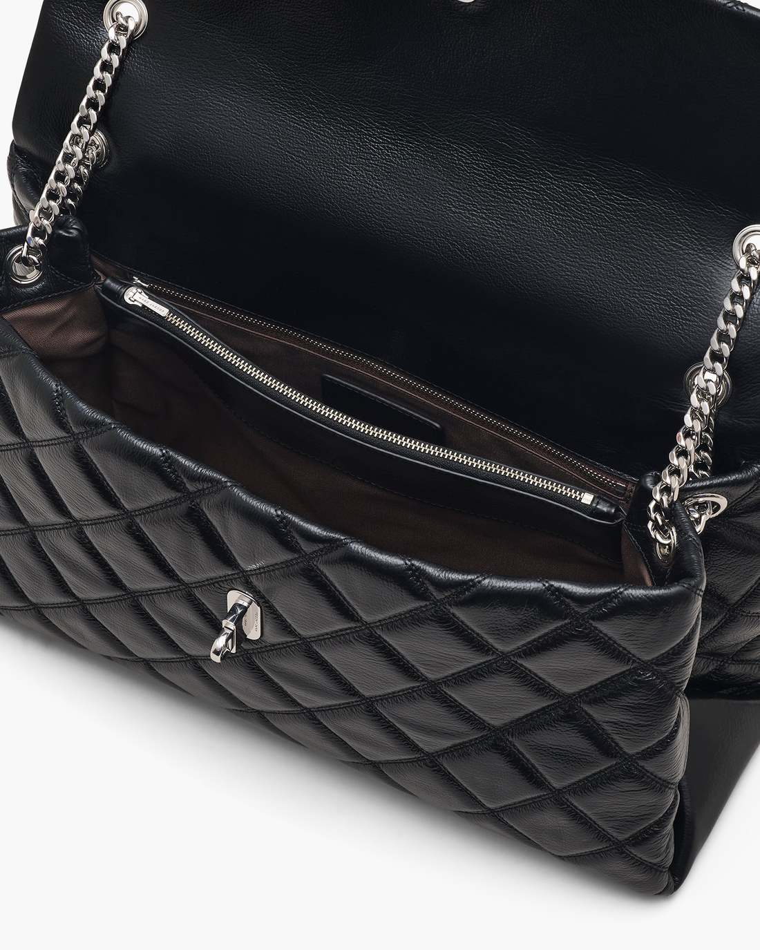 Marc Jacobs The Quilted XL Dual Convertible Shoulder Bag Black