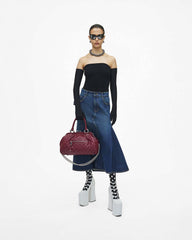 Marc Jacobs Re-Edition Quilted Leather Stam Bag Cherry