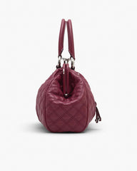 Marc Jacobs Re-Edition Quilted Leather Stam Bag Cherry