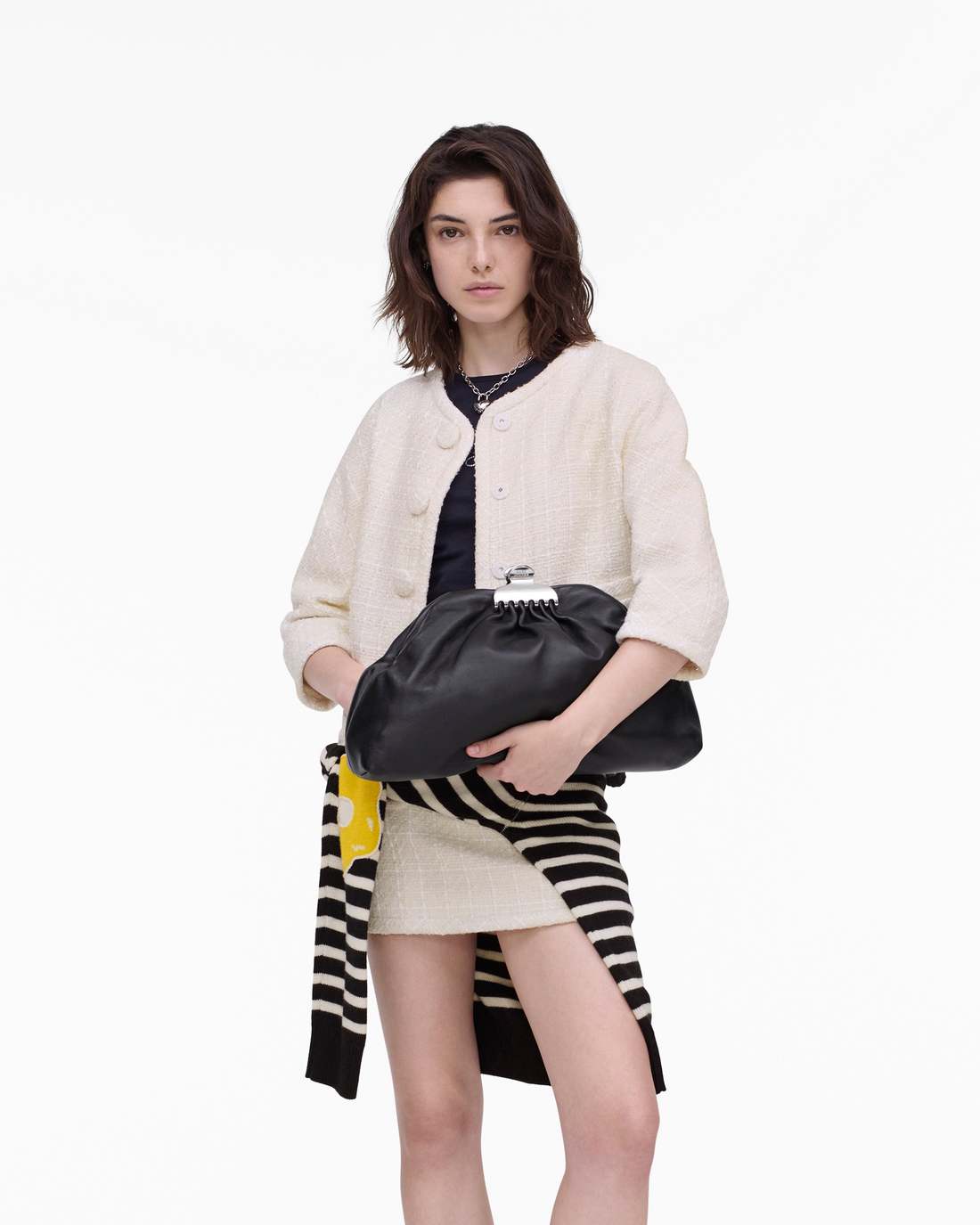 Marc Jacobs The Glam Clutch Black