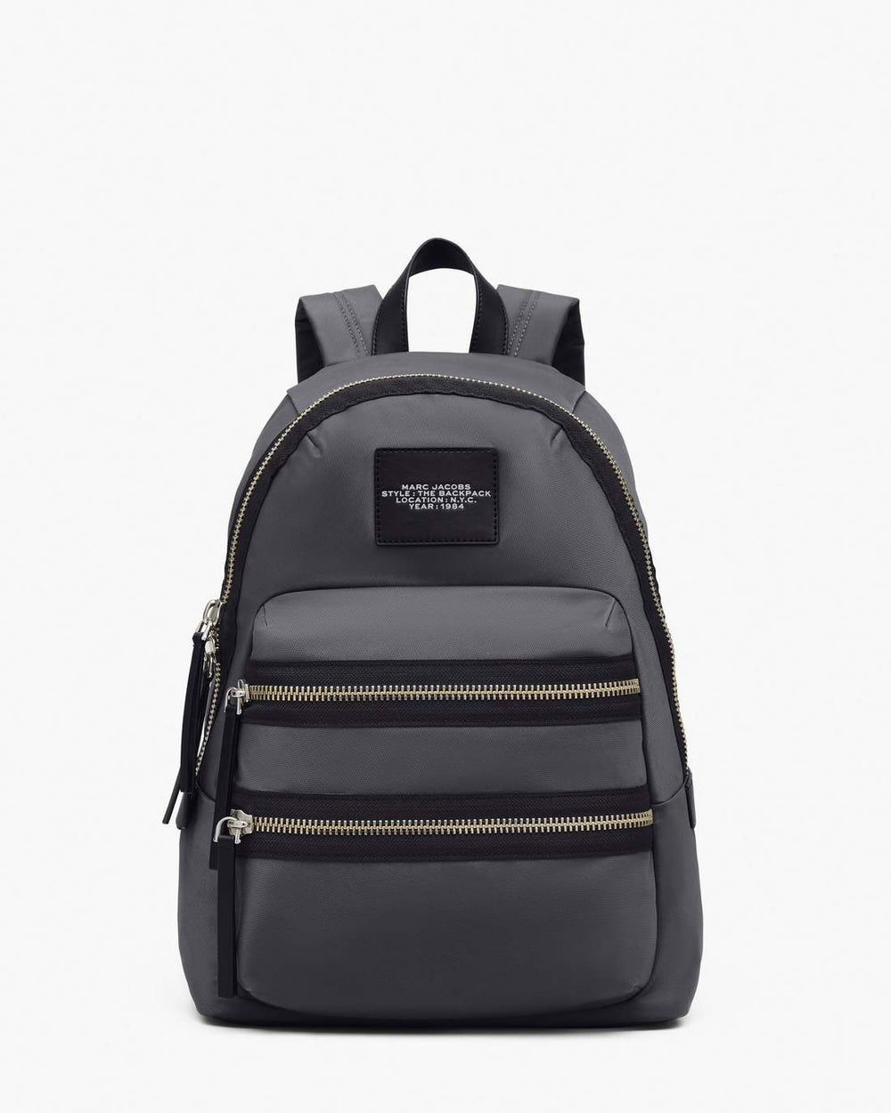 Marc Jacobs The Biker Nylon Large Backpack Dark Shadow