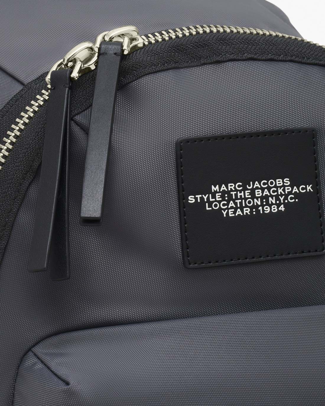 Marc Jacobs The Biker Nylon Large Backpack Dark Shadow