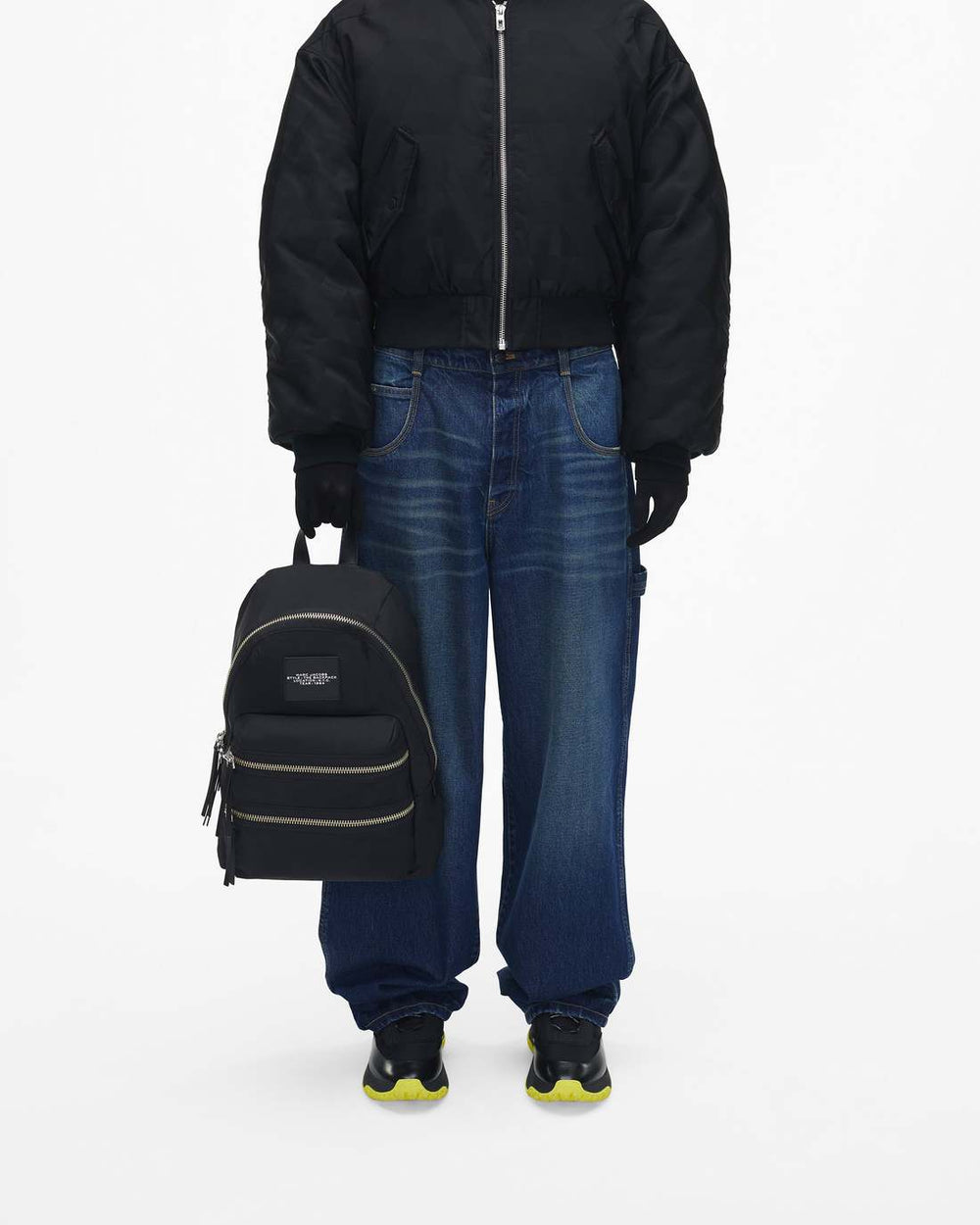 Marc Jacobs The Biker Nylon Large Backpack Black