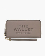 Marc Jacobs The Leather Continental Wallet Cement