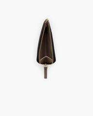 Marc Jacobs The Leather Top Zip Multi Wallet Cement