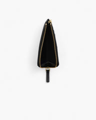 Marc Jacobs The Leather Top Zip Multi Wallet Black