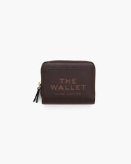 Marc Jacobs The Leather Mini Compact Wallet Ganache