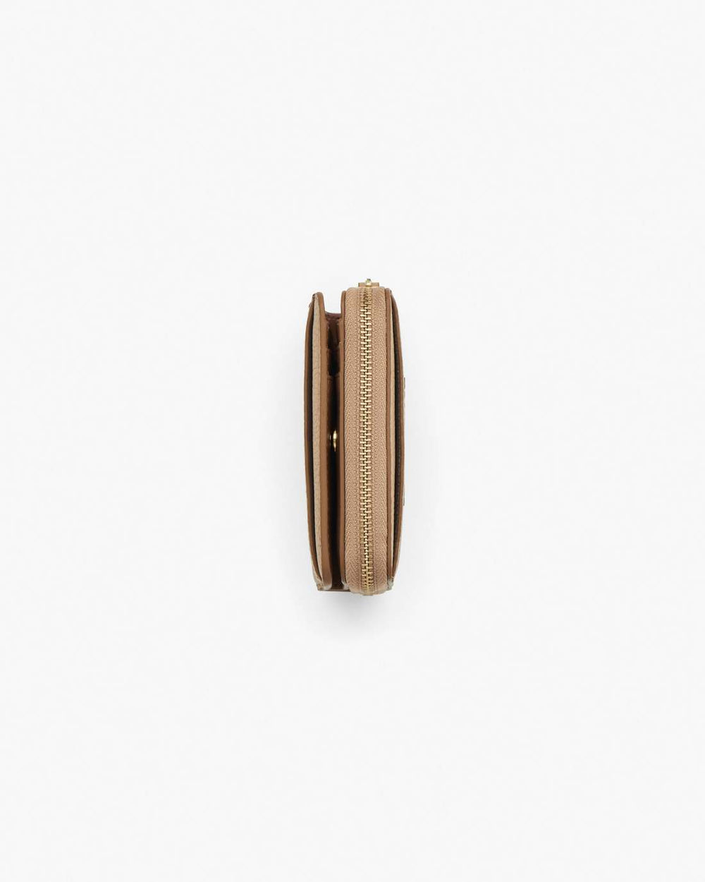 Marc Jacobs The Leather Mini Compact Wallet Camel