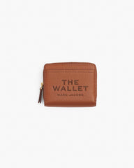 Marc Jacobs The Leather Mini Compact Wallet Argan Oil