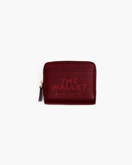 Marc Jacobs The Leather Mini Compact Wallet Cherry