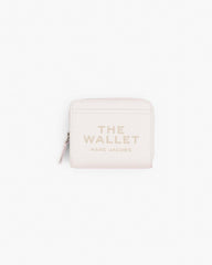 Marc Jacobs The Leather Mini Compact Wallet Cotton