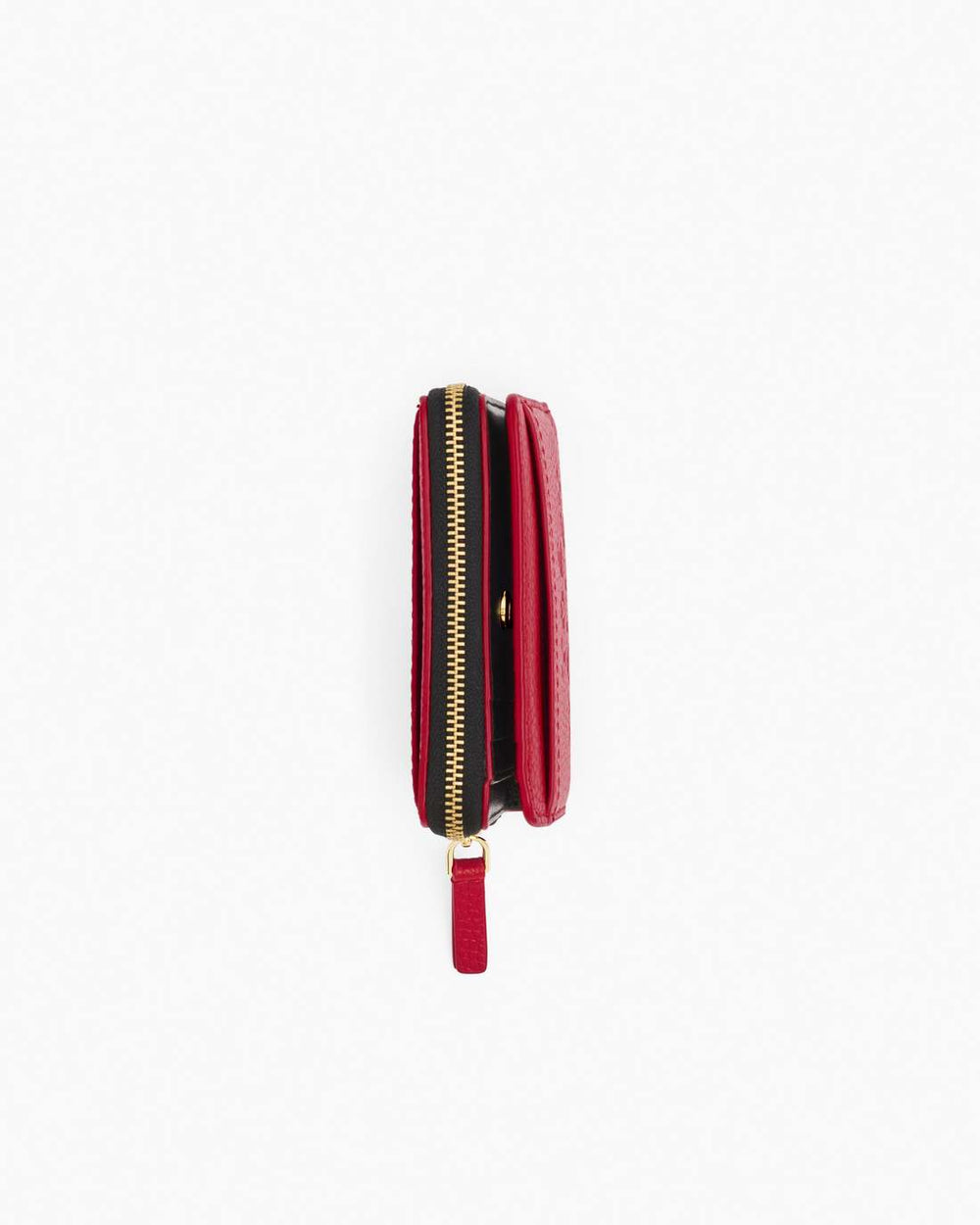 Marc Jacobs The Leather Mini Compact Wallet True Red