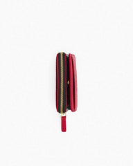 Marc Jacobs The Leather Mini Compact Wallet True Red