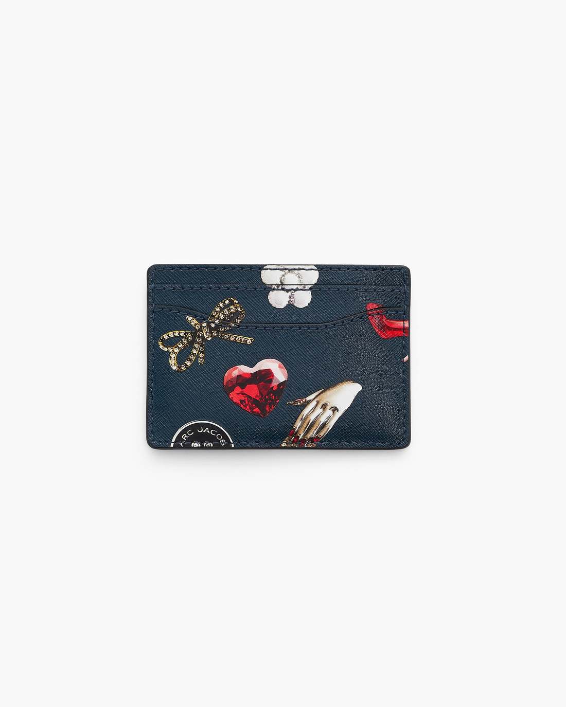 Marc Jacobs The Trinket Utility Snapshot Card Case Navy Multi
