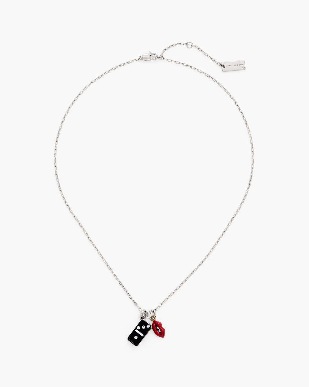Marc Jacobs The Trinket Pendant Necklace Silver/Multi