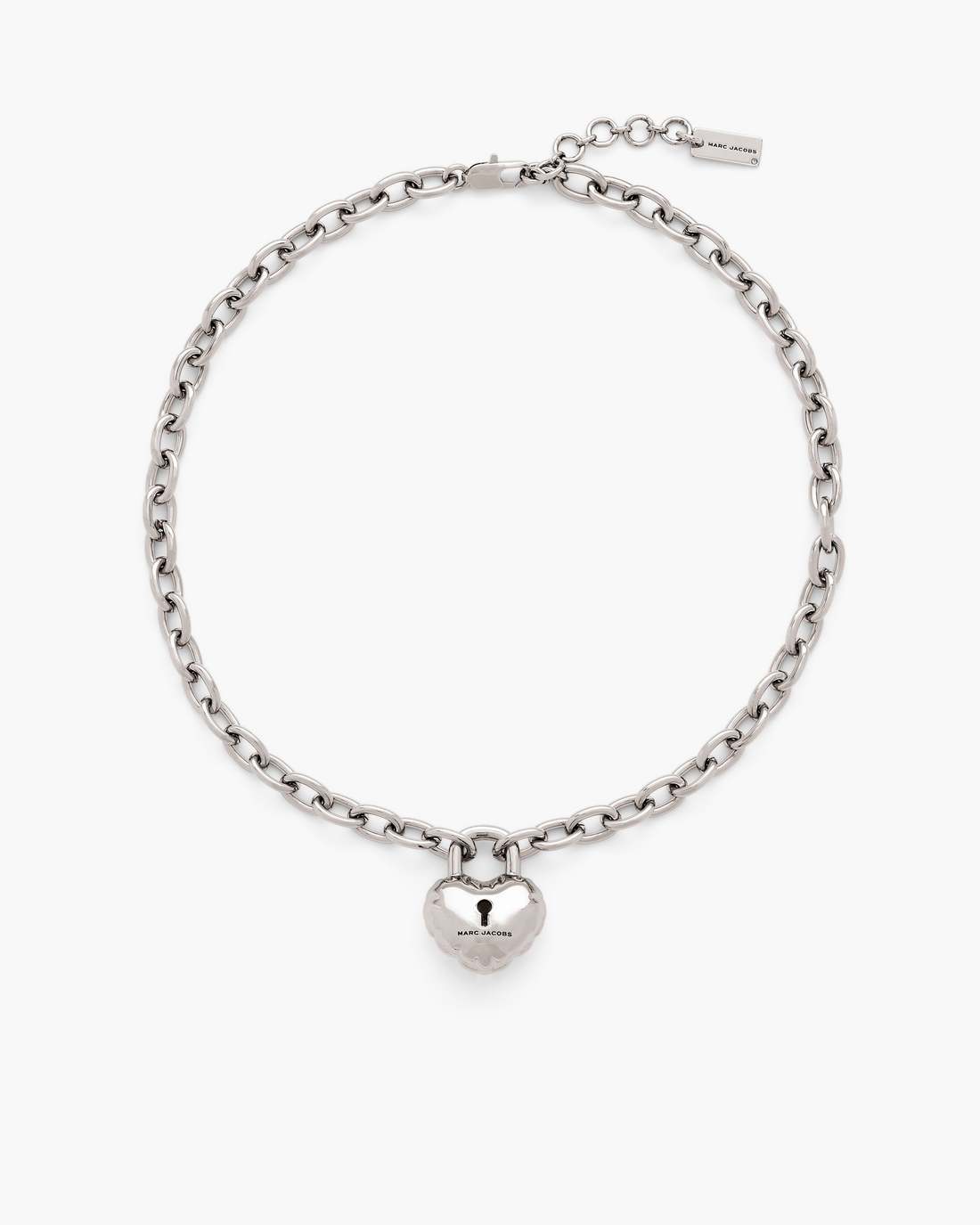 Marc Jacobs The Heart Balloon Necklace Light Antique Silver