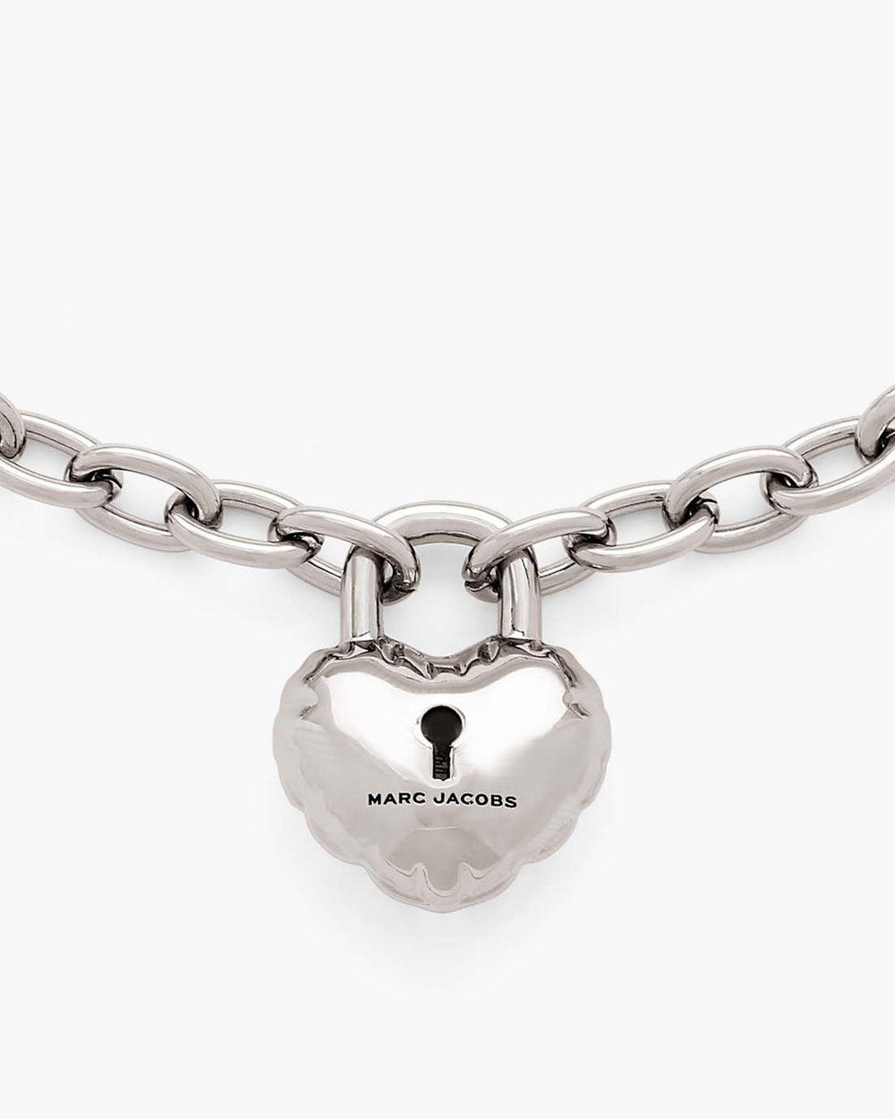 Marc Jacobs The Heart Balloon Necklace Light Antique Silver