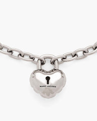 Marc Jacobs The Heart Balloon Necklace Light Antique Silver