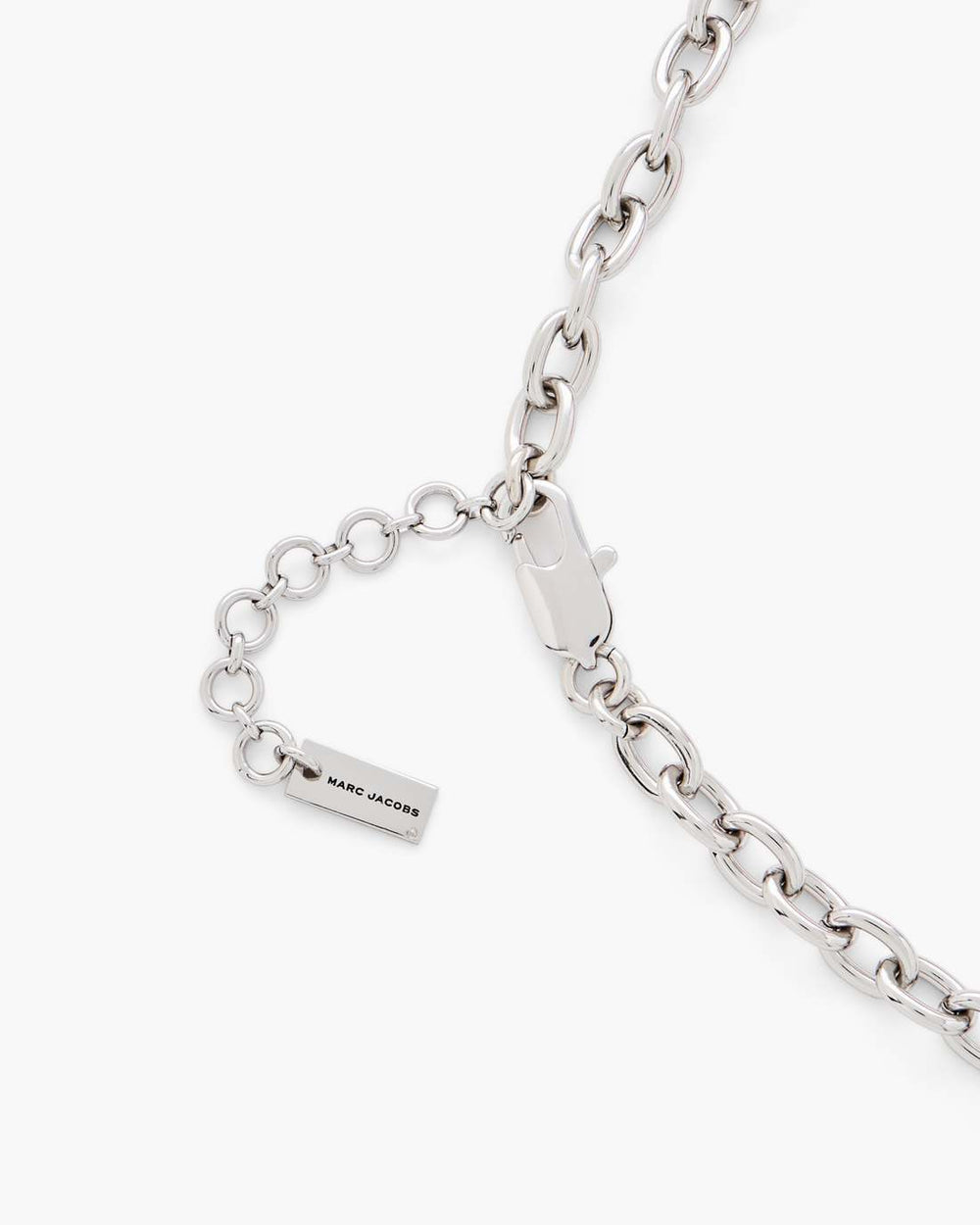 Marc Jacobs The Sticker Charm Statement Necklace Silver Multi