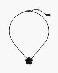 Marc Jacobs The Daisy Pave Necklace Black/Black Crystal