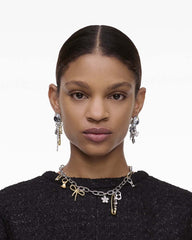 Marc Jacobs The Grunge Glam Charm Necklace Gold/Silver
