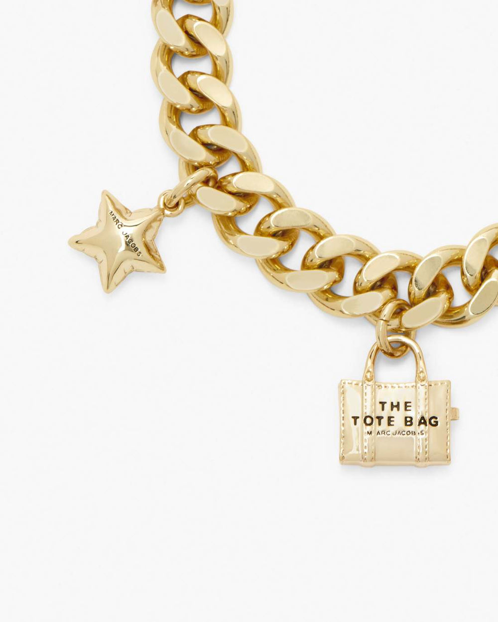 Marc Jacobs The Mini Icon Charm Bracelet Light Antique Gold