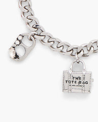 Marc Jacobs The Sticker Charm Bracelet Silver Multi