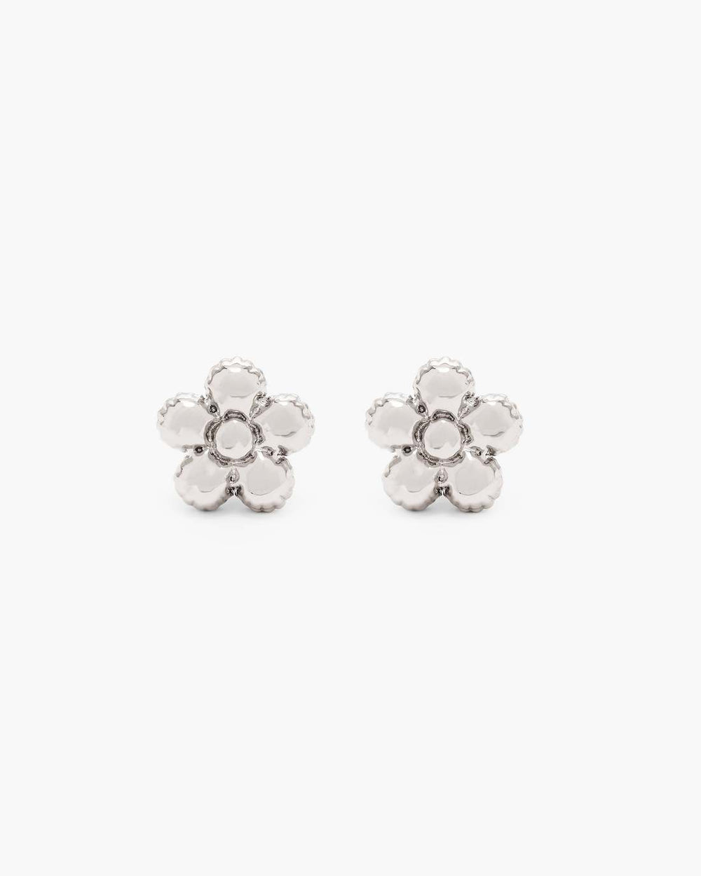 Marc Jacobs Daisy Balloon Stud Earrings Silver