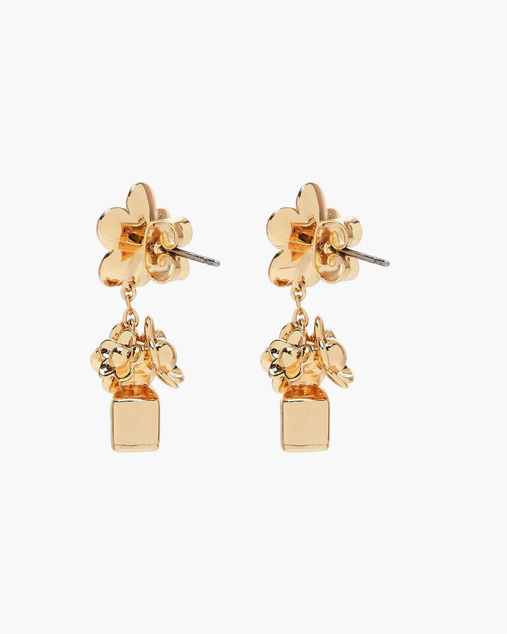 Marc Jacobs The Mini Icon Daisy Earrings Gold