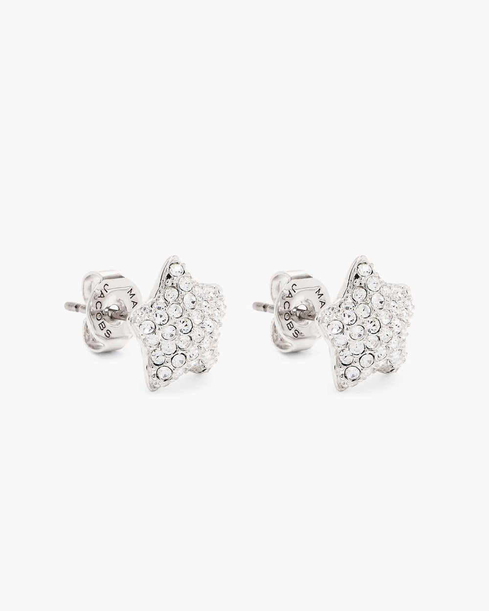 Marc Jacobs The Star Pave Stud Earrings Silver/Crystal