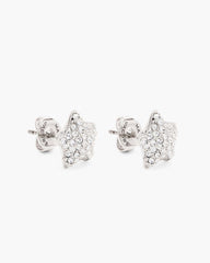 Marc Jacobs The Star Pave Stud Earrings Silver/Crystal