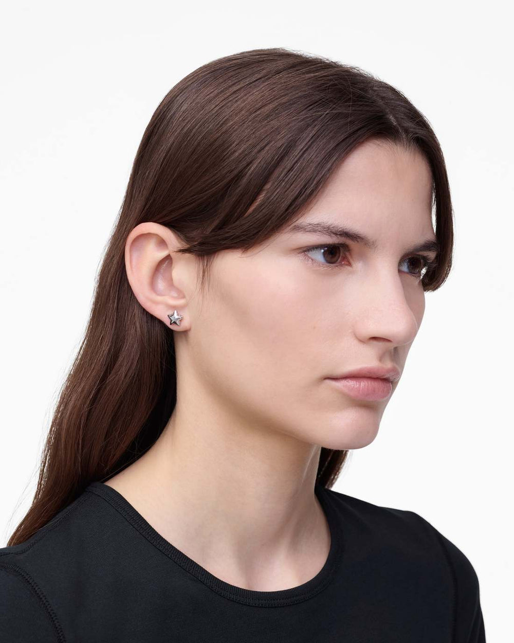 Marc Jacobs The Star Balloon Stud Earrings Light Antique Silver
