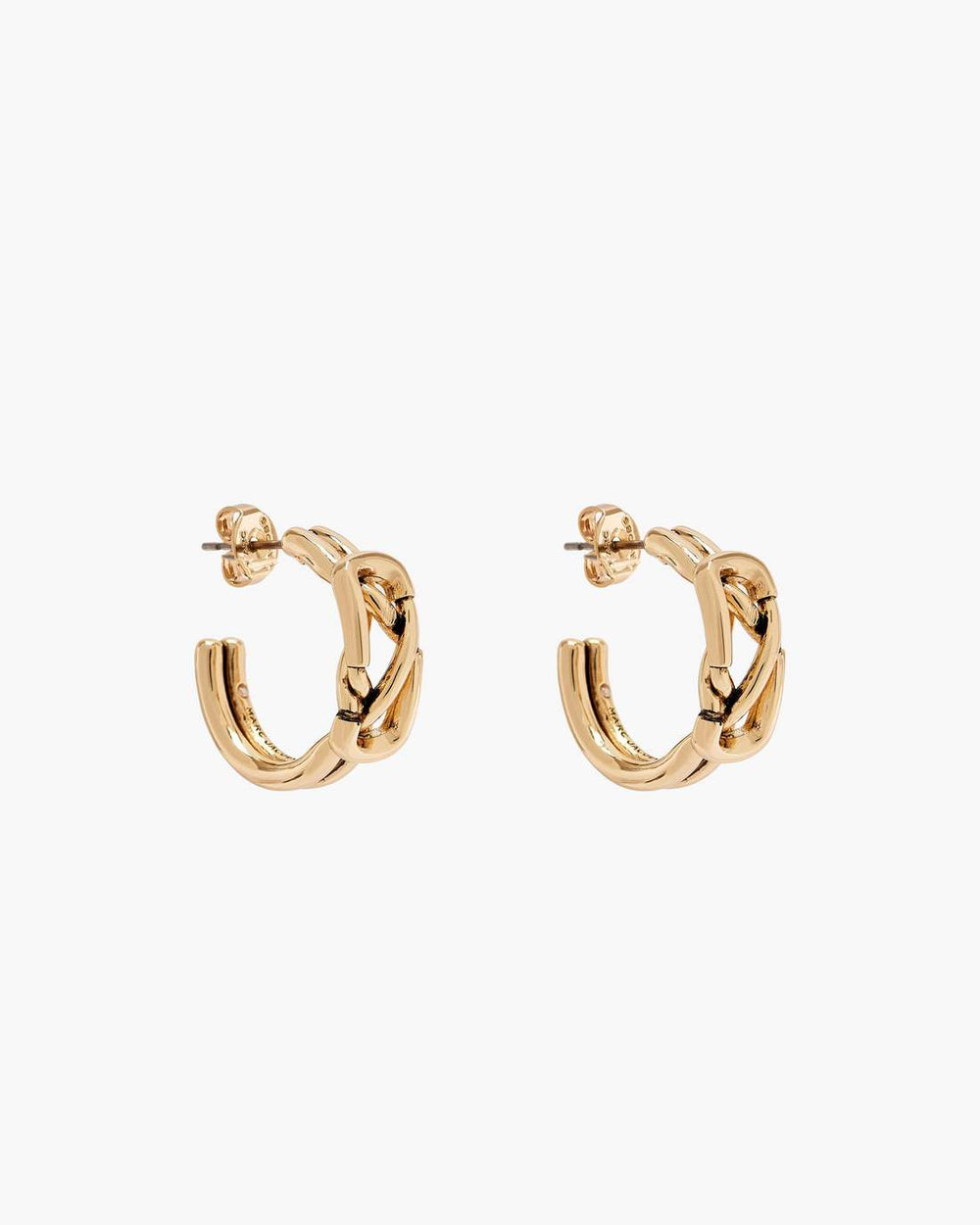 Marc Jacobs The Dual Hoop Earrings Gold