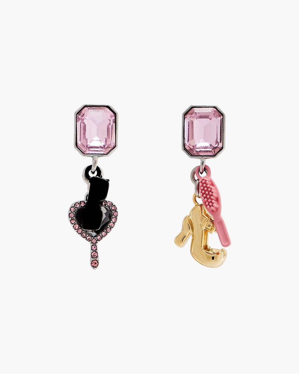Marc Jacobs The Dollhouse Charm Earrings Silver/Multi