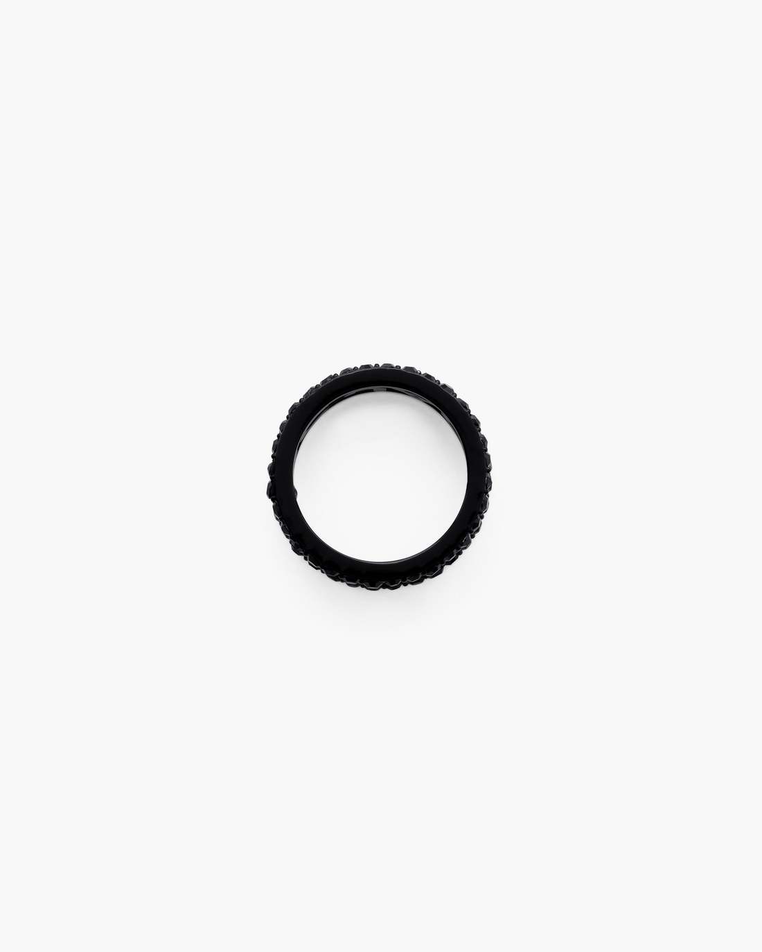 Marc Jacobs The Monogram Pave Ring Black/Black Crystal