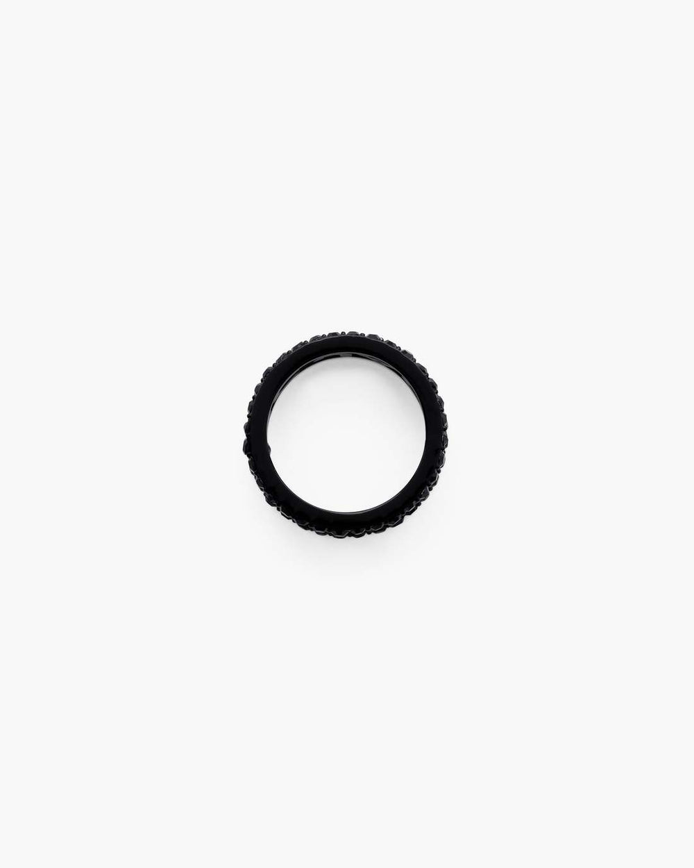 Marc Jacobs The Monogram Pave Ring Black/Black Crystal