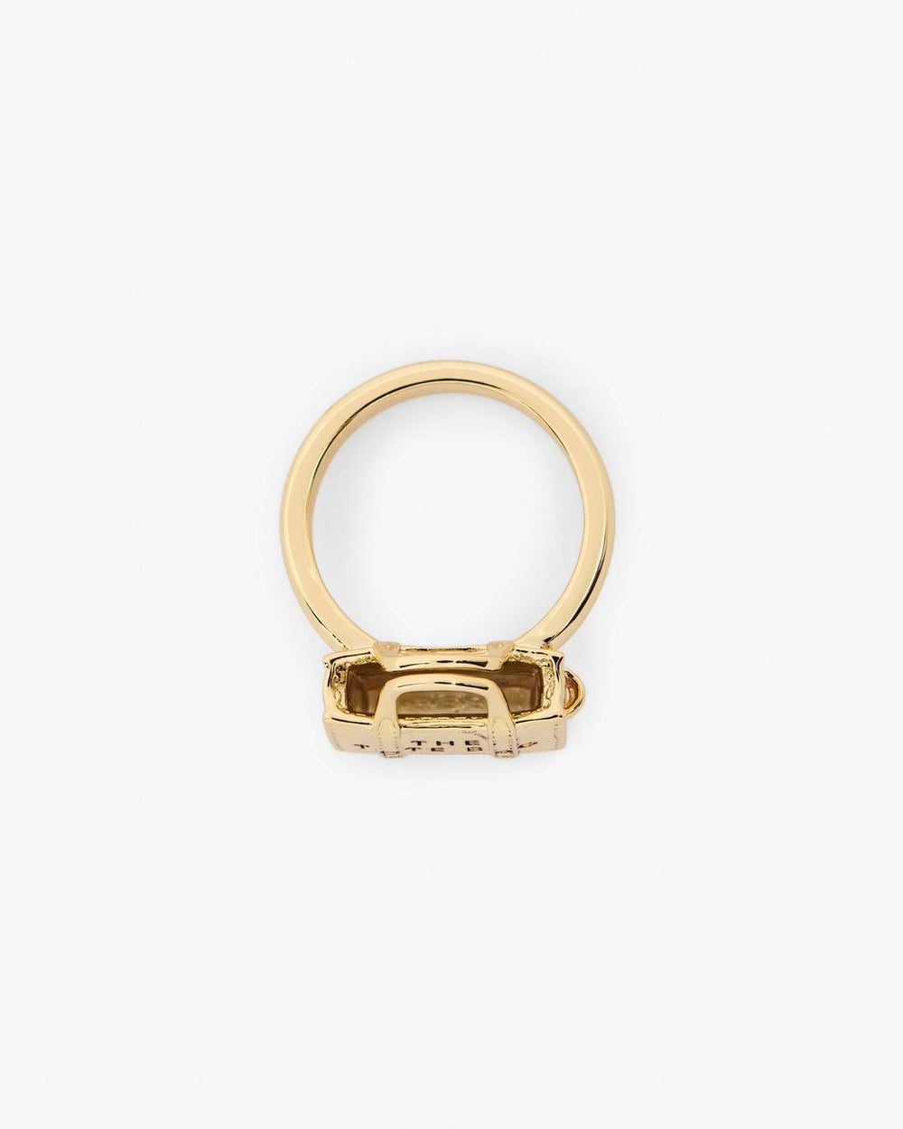 Marc Jacobs The Tote Bag Ring Light Antique Gold
