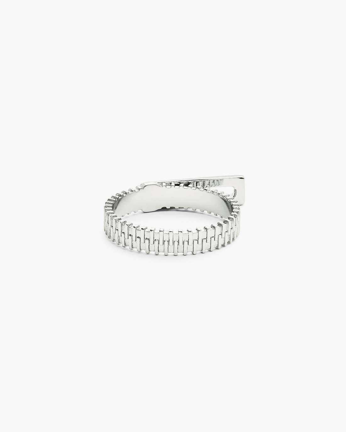 Marc Jacobs J Marc Zipper Ring Silver