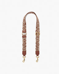 Marc Jacobs The Thin Outline Logo Webbing Strap Argan Oil Multi