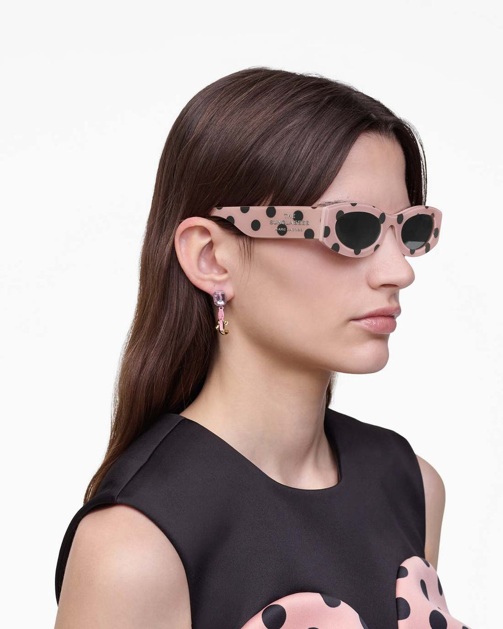 Marc Jacobs The Oval Sunglasses Peach Multi